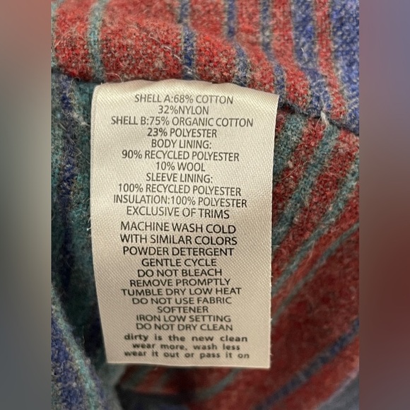 Toad & Co Corbett Canvas Jacket Size Small Chore Barn Jacket Blue Corduroy - Picture 12 of 12